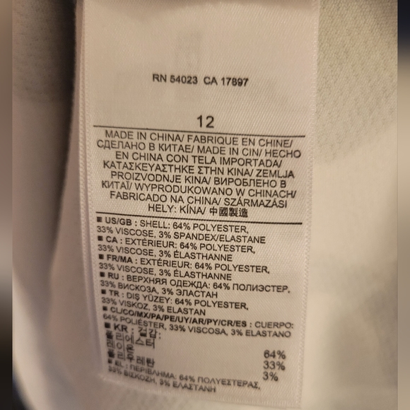 New with Tags NWT Banana Republic A-Line Floral Dress with POCKETS! Size 12 - Picture 3 of 5